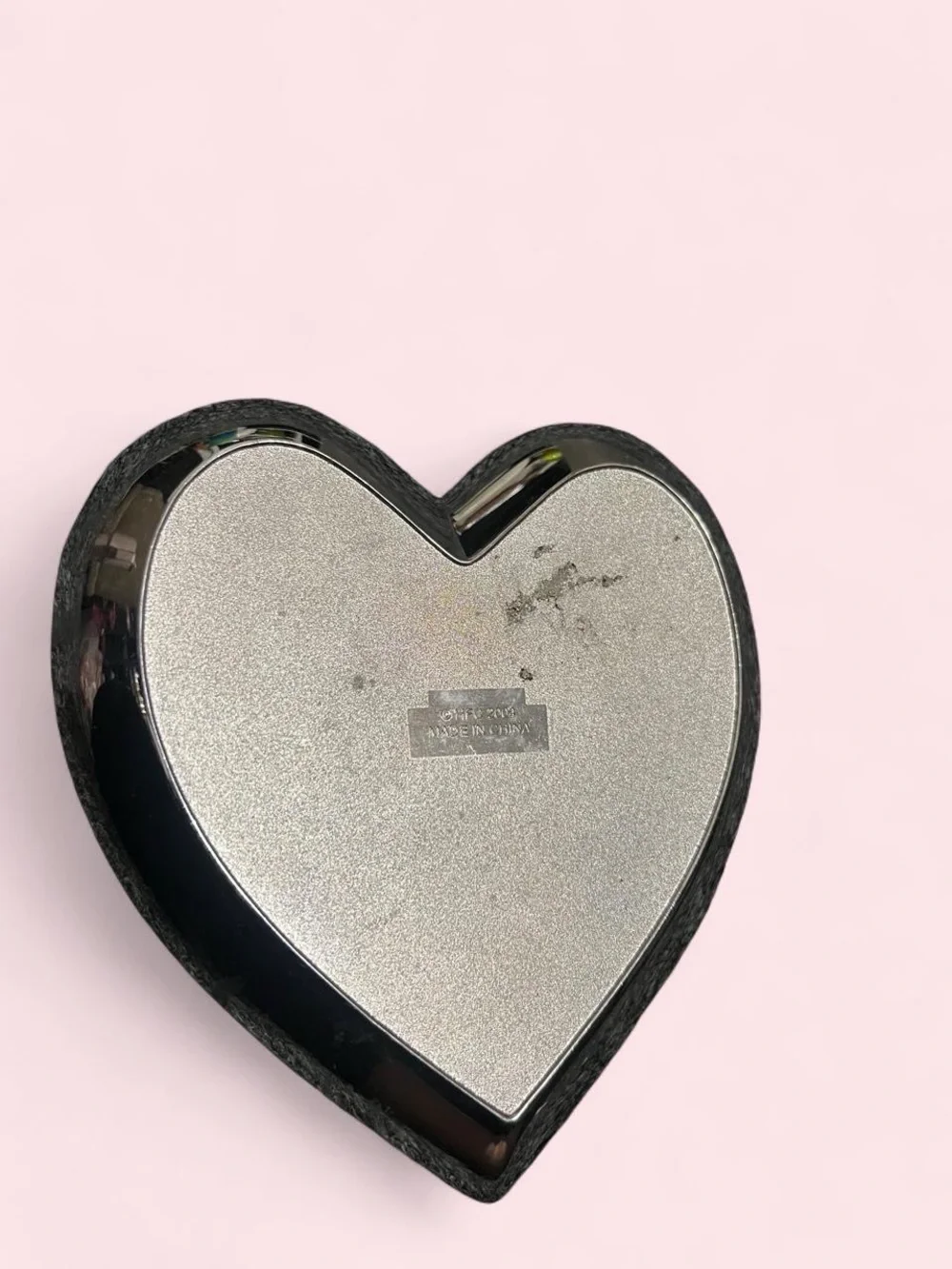 Heart Shaped Trinket Dish - Silver 